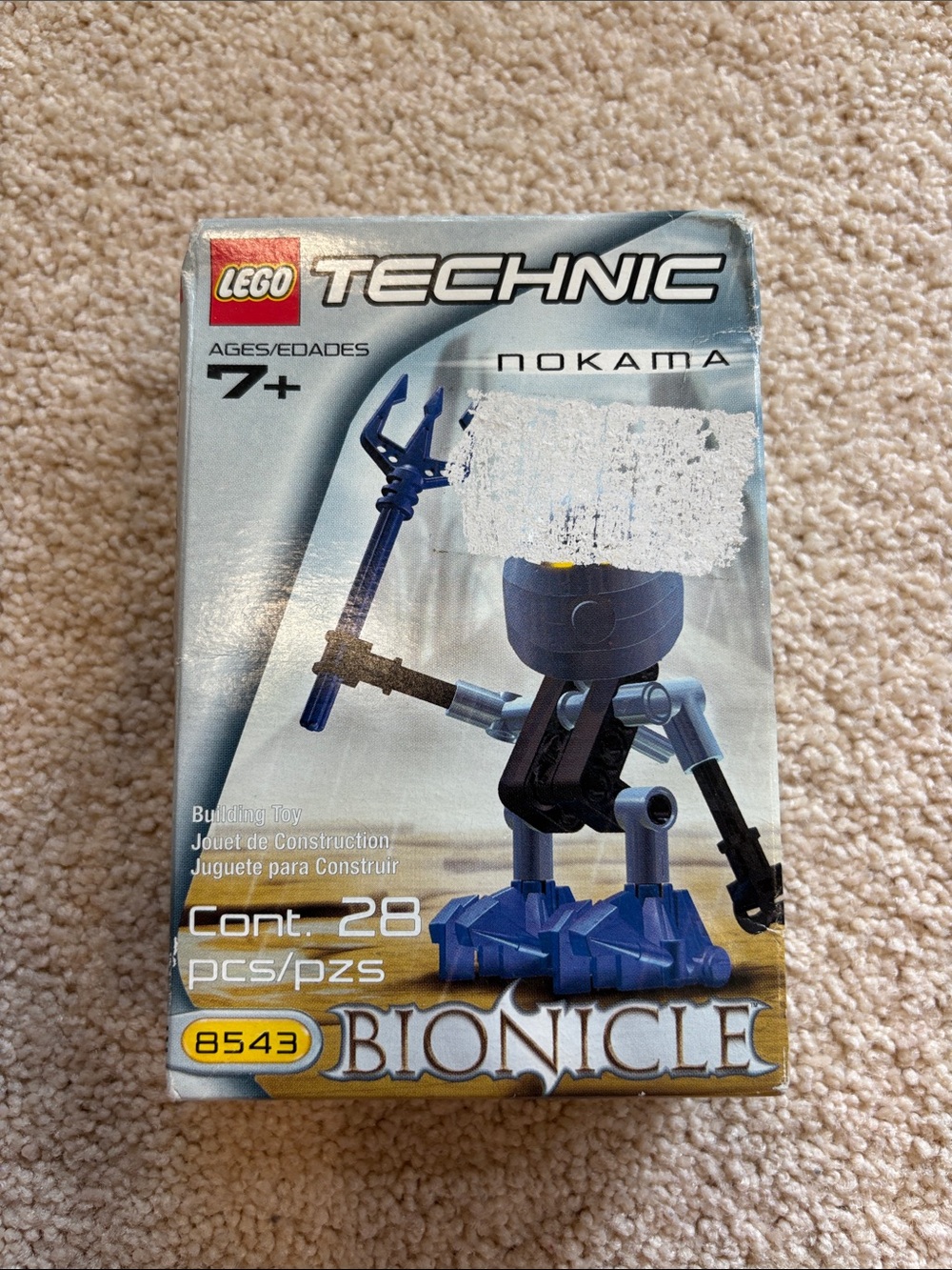 Lego 8543 Technic Nokama Bionicle In Closed Box Lego 8543